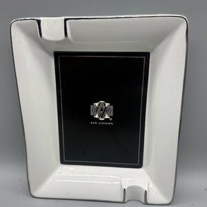 Avo Uvezian White and Black Ceramic Cigar ash tray